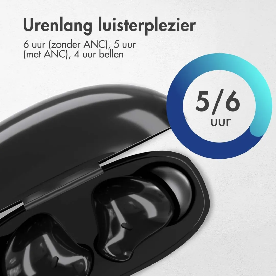 iMoshion Aura Pro Earbuds SH00066927 - Draadloze Oordopjes ANC - Zwart