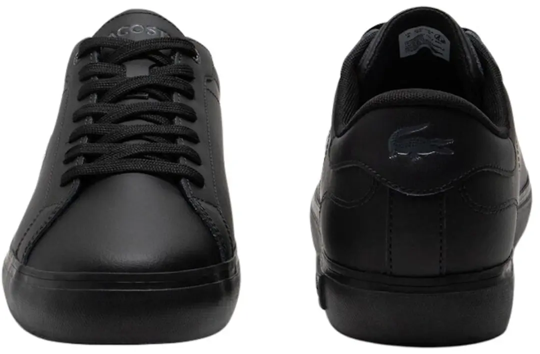 Lacoste POWERCOURT 125 2 SMA Heren Sneakers - Zwart - afbeelding 2 van 6