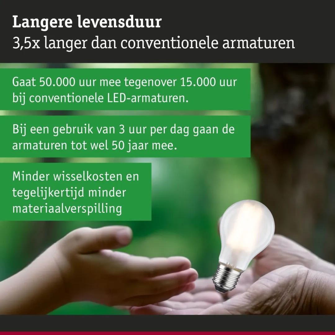 Paulmann Eco-Line LED-gloeilamp E27 5W 1055lm - Mat - afbeelding 6 van 6
