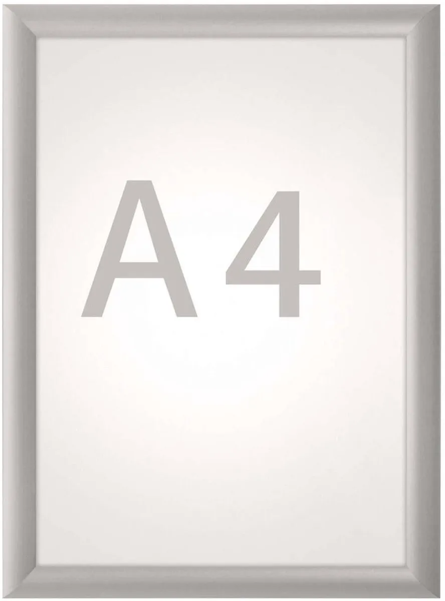 MAUL Klapbare Wissellijst A4 Aluminium