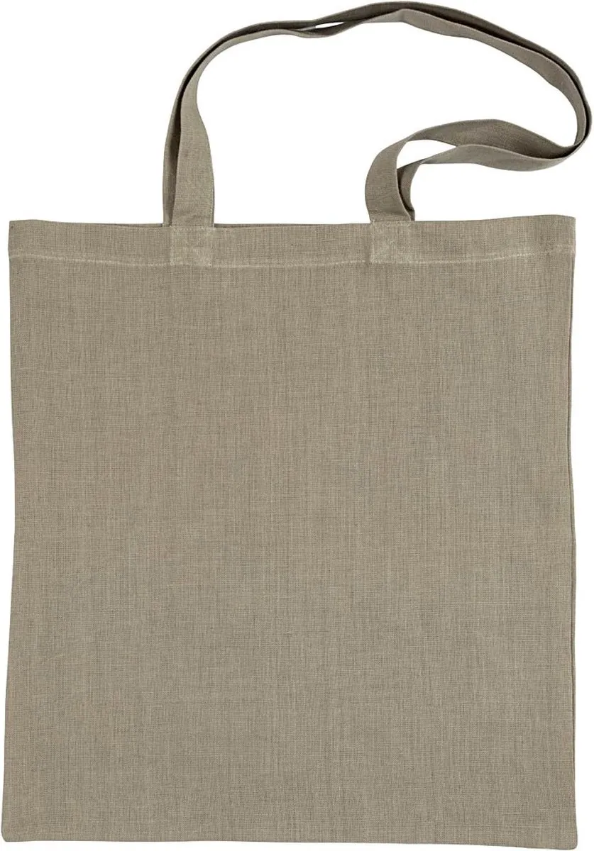Creativ Company Katoenen Draagtas 38x42cm - Dusty Green