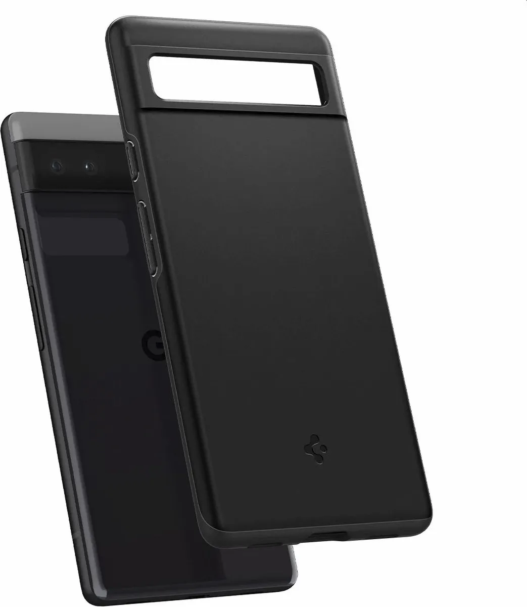 Spigen Thin Fit ACS04473 Hoesje - Google Pixel 6a - Zwart