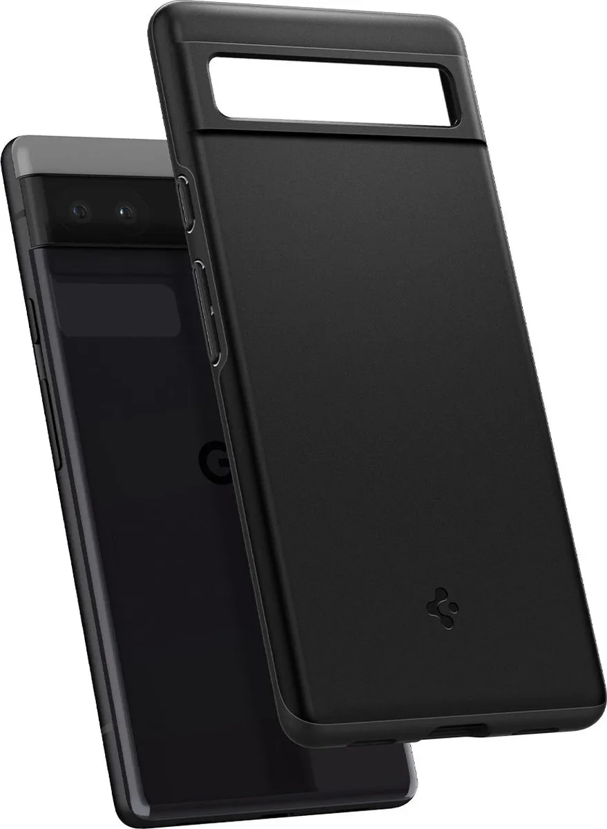 Spigen Thin Fit ACS04473 Hoesje - Google Pixel 6a - Zwart