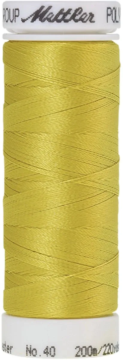 Mettler borduurgaren - Geel - Nr 221 - Polysheen - 200 meter