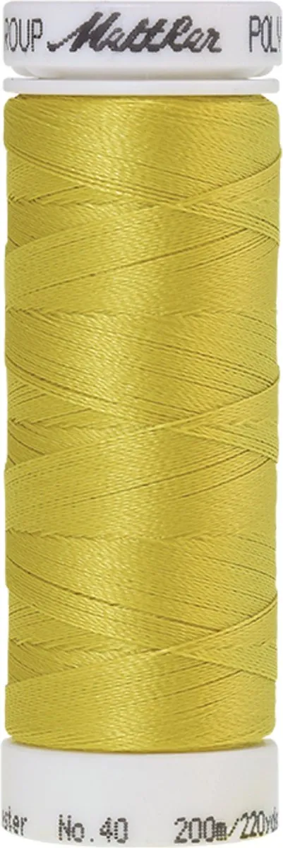 Mettler borduurgaren - Geel - Nr 221 - Polysheen - 200 meter