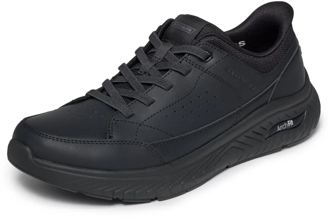 Skechers Arch Fit Crosser-Felix Sneakers - Zwart - afbeelding 6 van 6