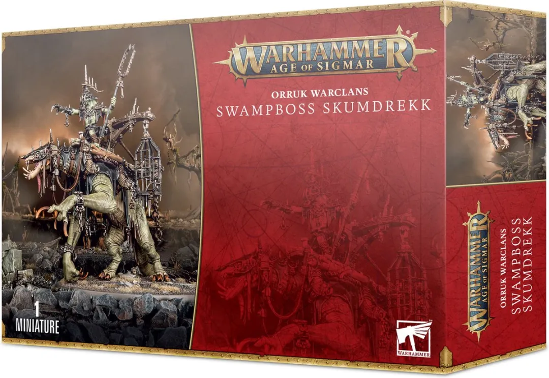 Games Workshop Warhammer Age of Sigmar Orruk Warclans Swampboss Skumdrekk