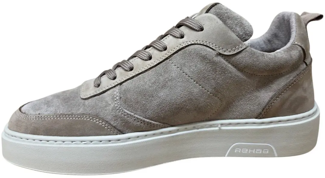 Rehab Oliver Mid Suede Sneakers - Taupe - afbeelding 4 van 4