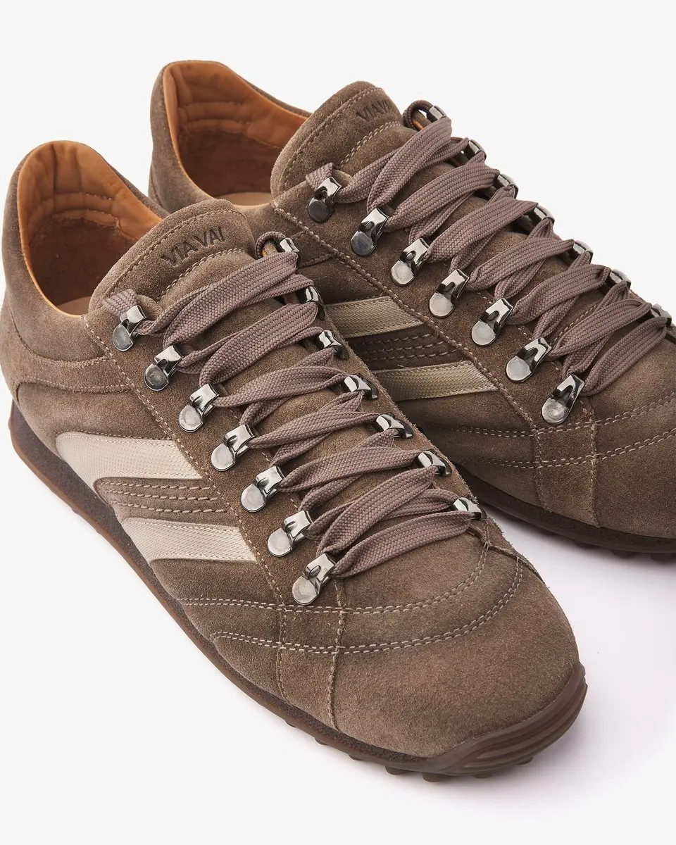 VIA VAI Jack Nathan Sneakers Heren - Leer/Suède - Bruin - 44 - afbeelding 5 van 6