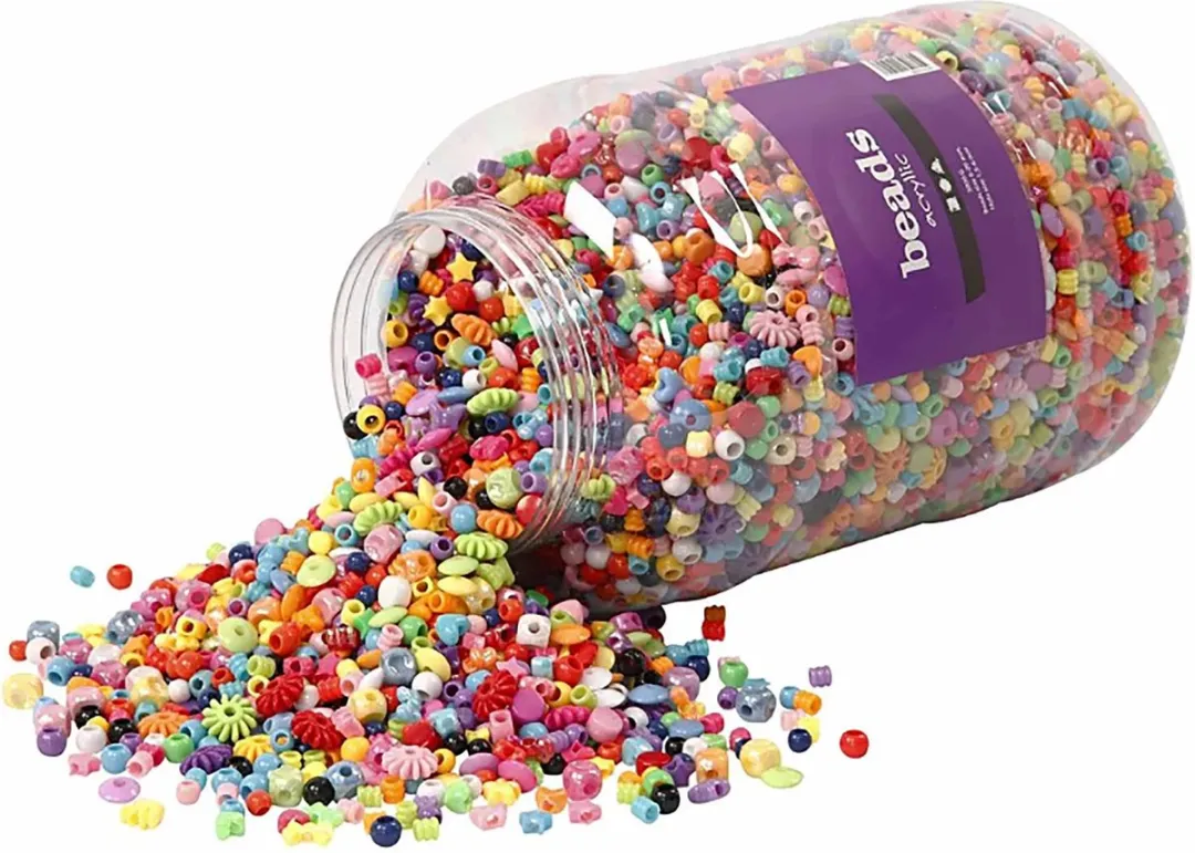 Creativ Company Plastic Kralen Emmer 6-20mm