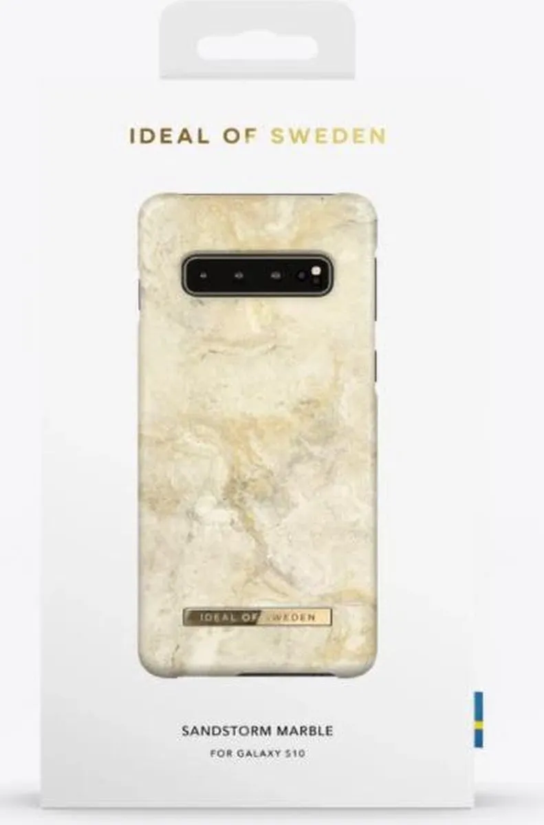 iDeal of Sweden Fashion Case Samsung Galaxy S10 - Sandstorm Marble