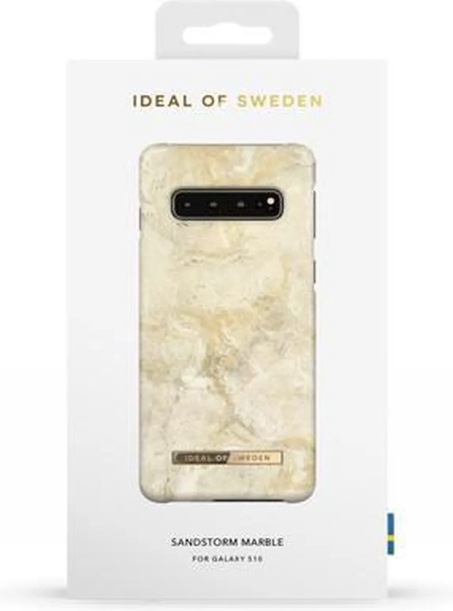 iDeal of Sweden Fashion Case Samsung Galaxy S10 - Sandstorm Marble