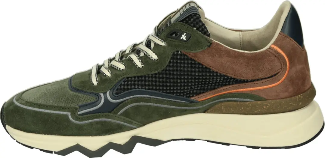 Floris van Bommel DE ZAGER 03.17 Sneakers - Groen - afbeelding 2 van 4