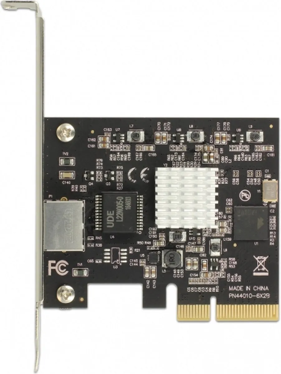 Delock PCIe x4 10Gbps RJ45 Netwerkkaart TN4010 - Zwart