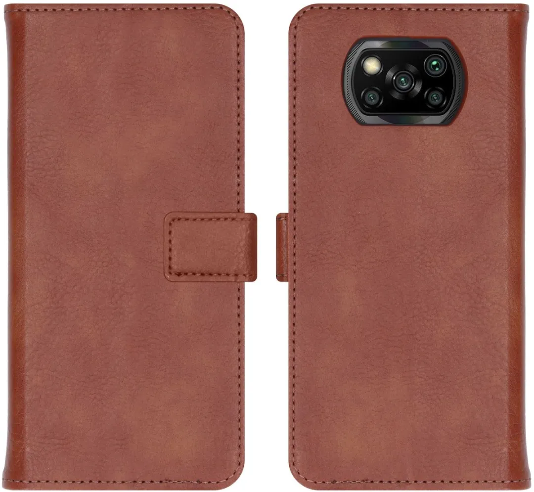 Imoshion Hoesje Poco X3 Pro - 3 Pasjes - Bruin