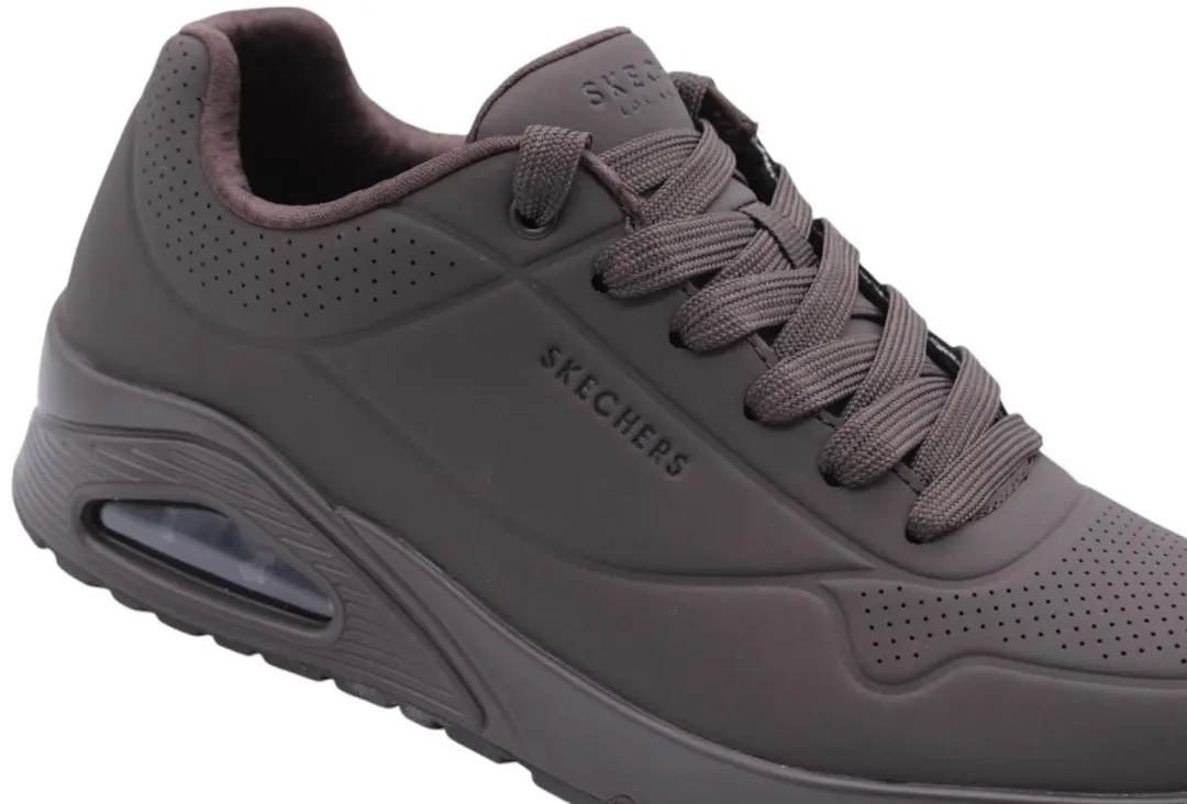 Skechers Uno Stand On Air Heren Sneakers - Chocolate - afbeelding 4 van 6