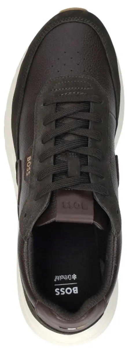 Hugo Boss Vinston Runner Sneakers Laag - donkerbruin - Maat 41 - afbeelding 5 van 6