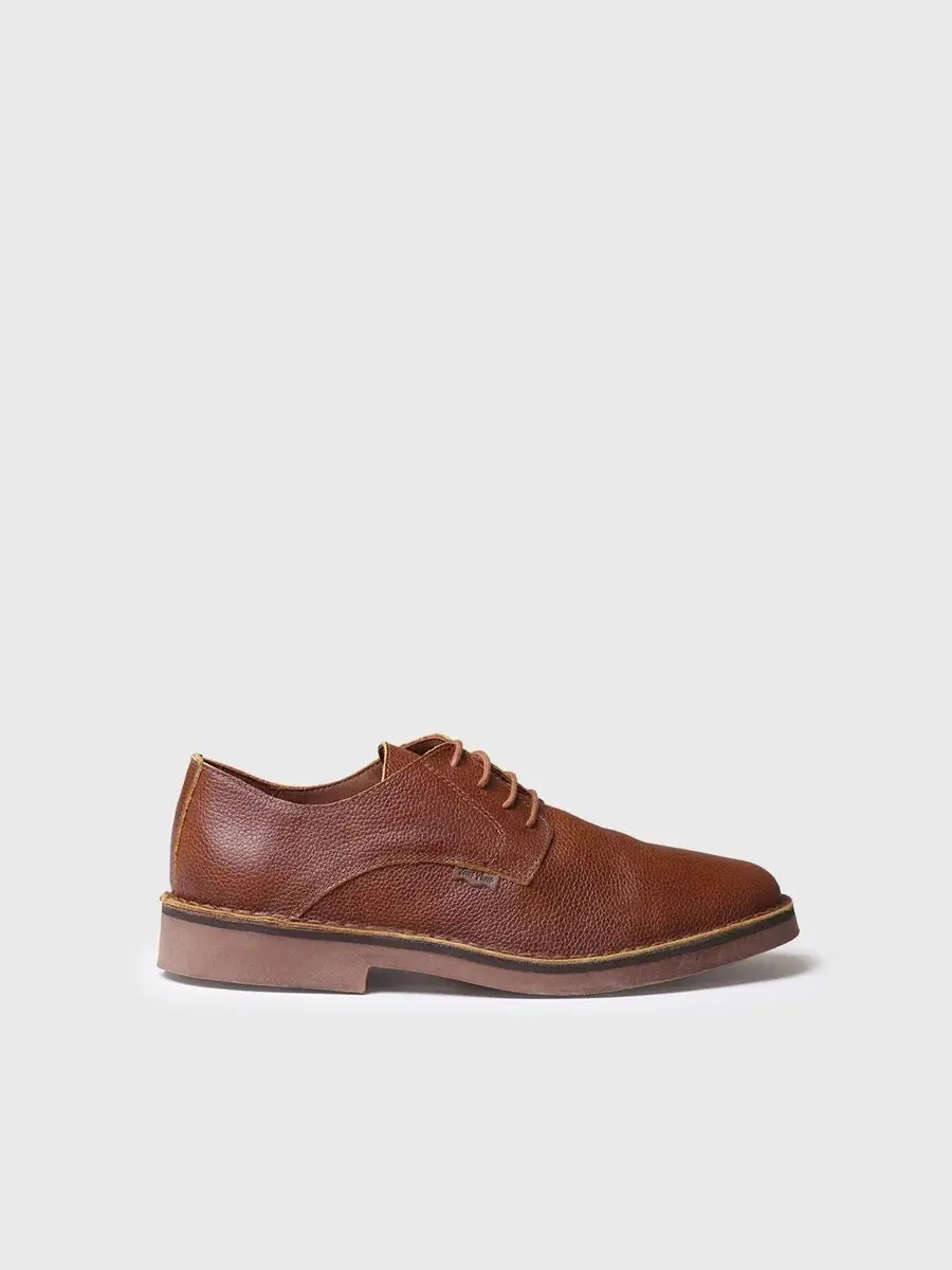 Leren veterschoen voor heren