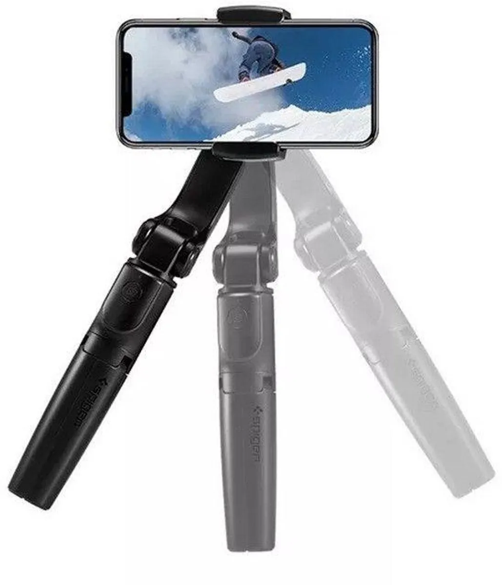 Spigen S610W Gimbal Selfie Stick - Smartphone - 6.5 Inch - Zwart