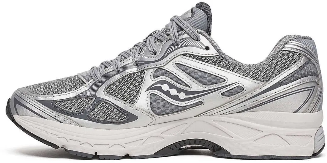Saucony Guide 7 Sneakers - Grijs/Zilver/Wit - afbeelding 3 van 6