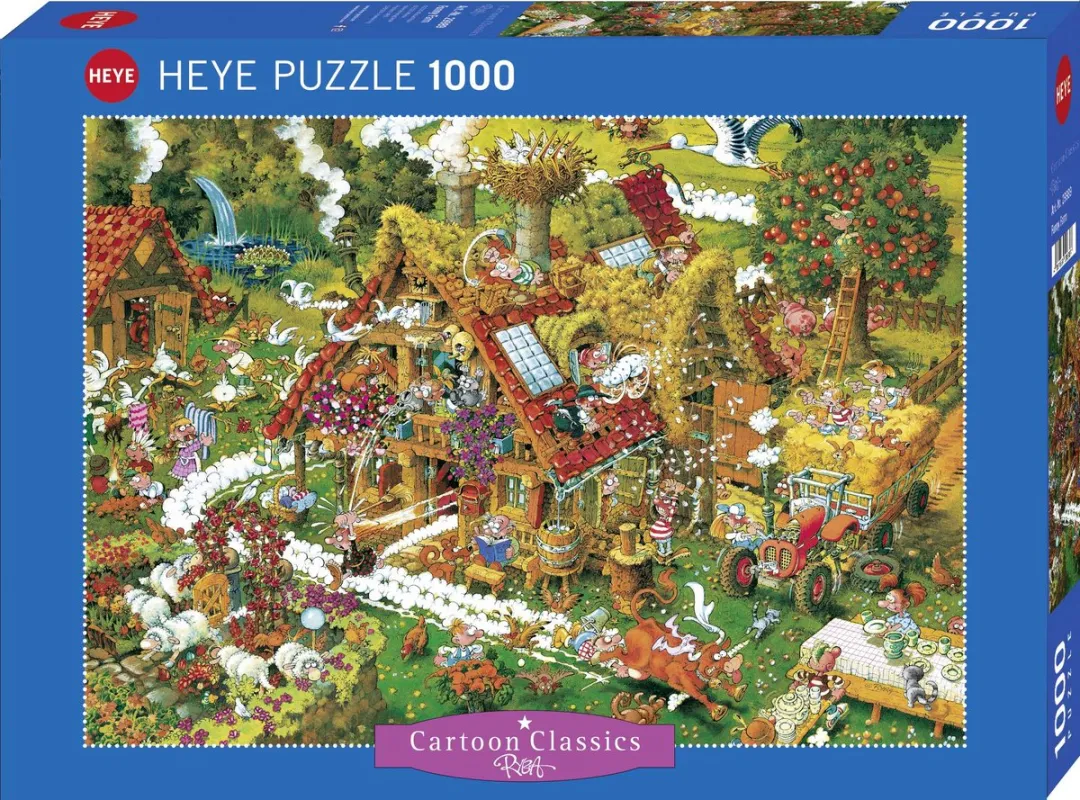 Heye Funny Farm Puzzel 1000 Stuks - Multicolor