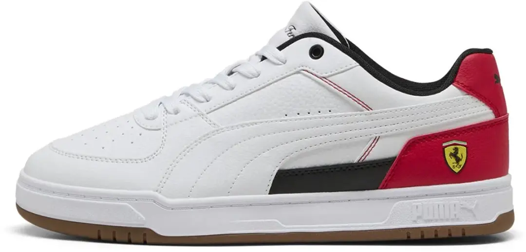 PUMA Ferrari Caven III Sneakers - Wit/Rood - afbeelding 4 van 4