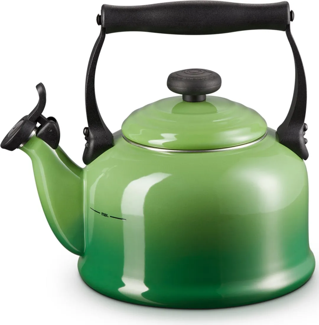 Le Creuset Fluitketel Tradition 2.1L - Groen - Inductiegeschikt