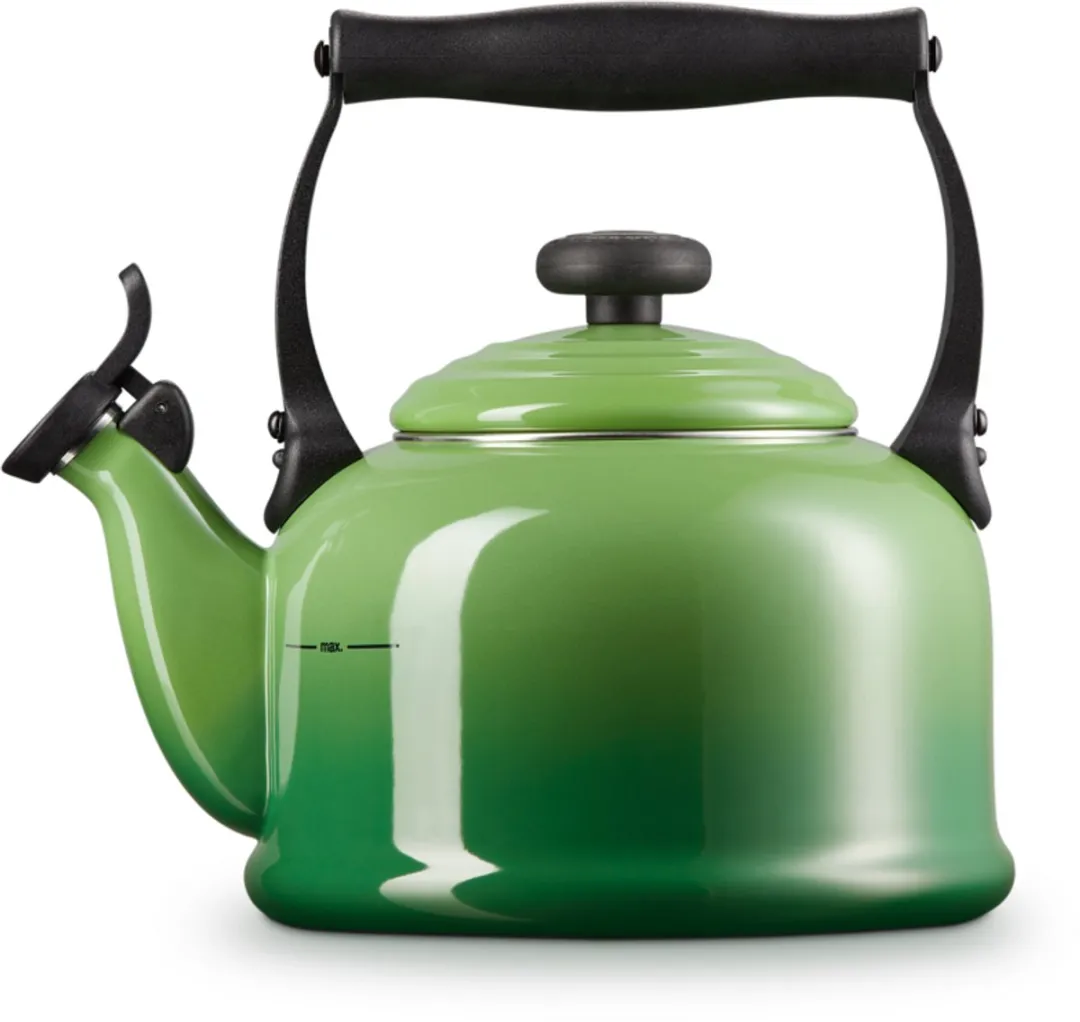 Le Creuset Fluitketel Tradition 2.1L - Groen - Inductiegeschikt