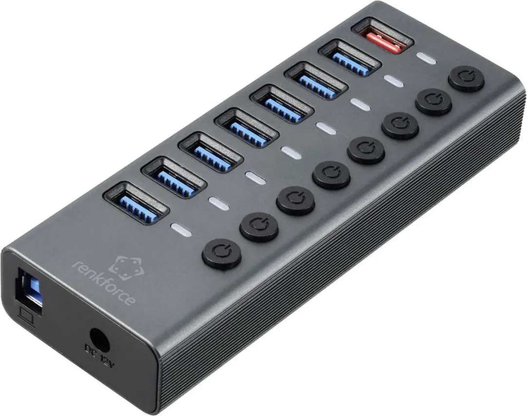Renkforce RF-HUB-380 USB-hub 8 Poorten USB 3.2 Gen2