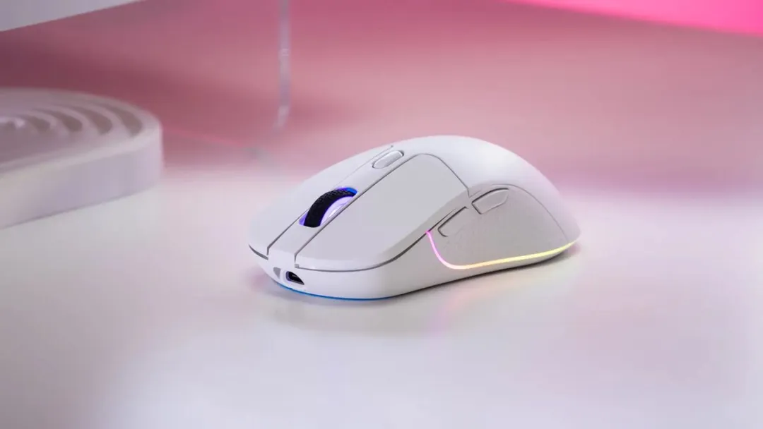 Keychron M3 M3-A3 Draadloze RGB Muis - Wit