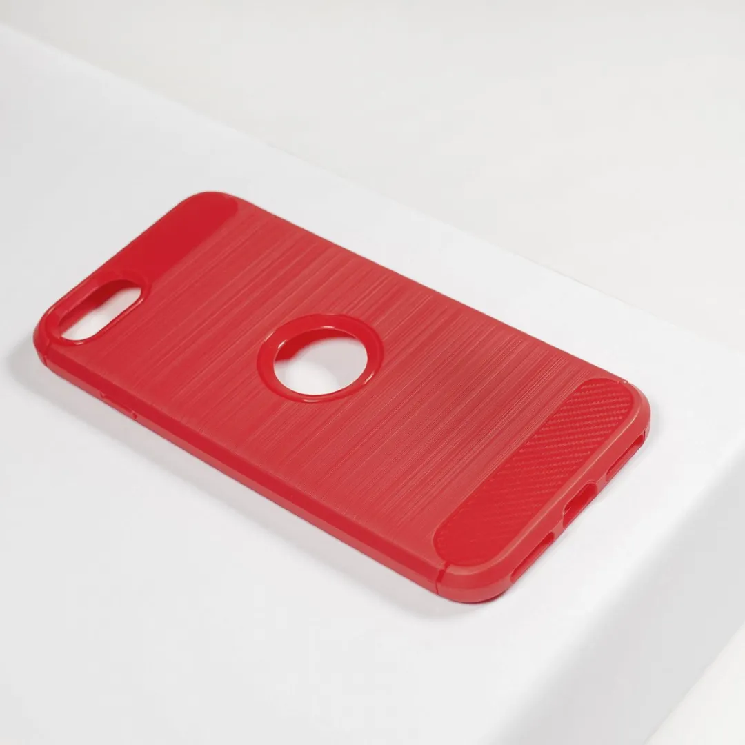 BMAX Carbon Soft Case iPhone SE 2022 - Rood