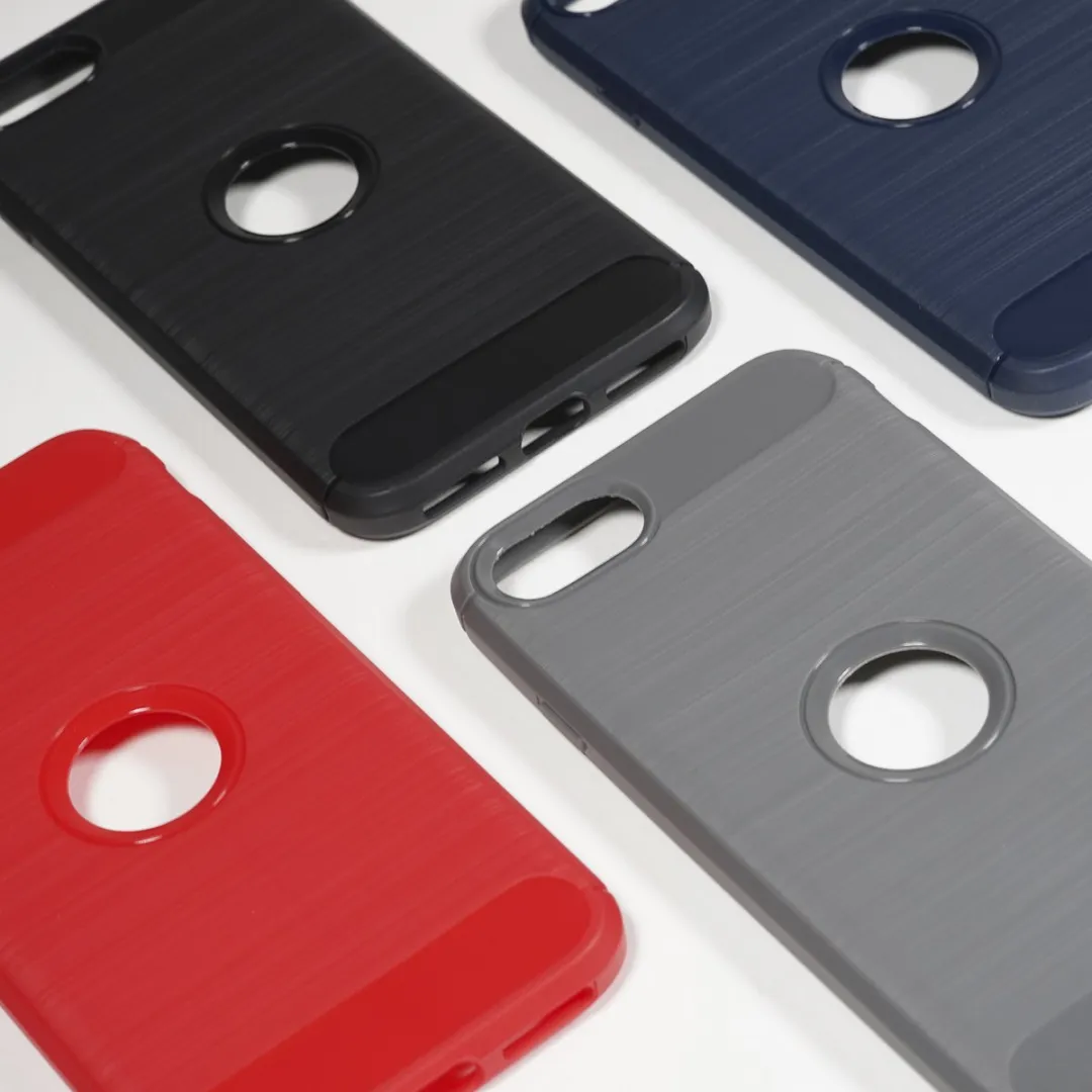 BMAX Carbon Soft Case iPhone SE 2022 - Rood