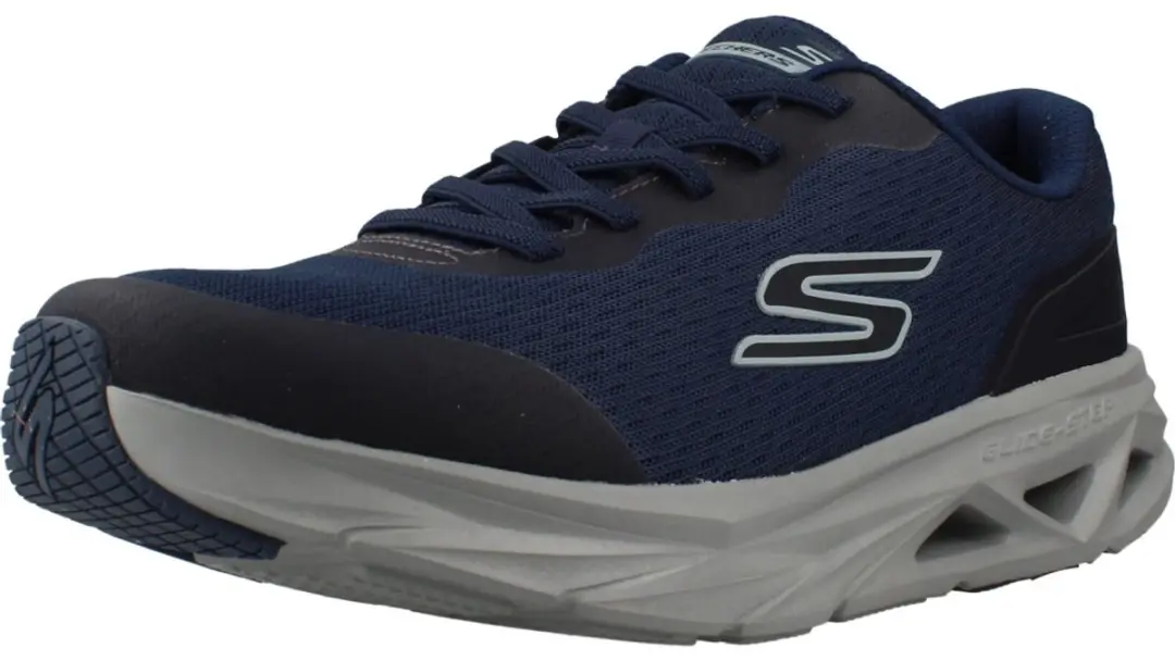 Skechers Glide-Step Vortex Avalin Sneakers - Blauw - afbeelding 3 van 4