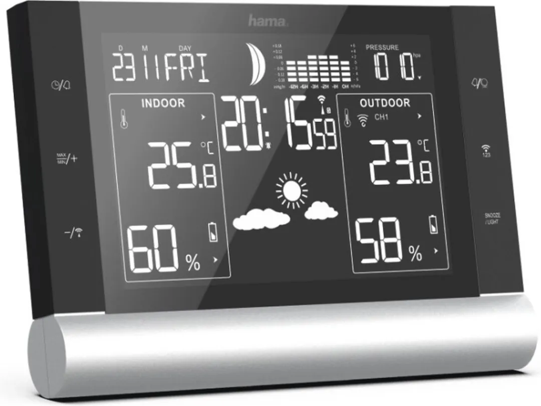 Hama Black Line Plus Weerstation - 1 Stuks