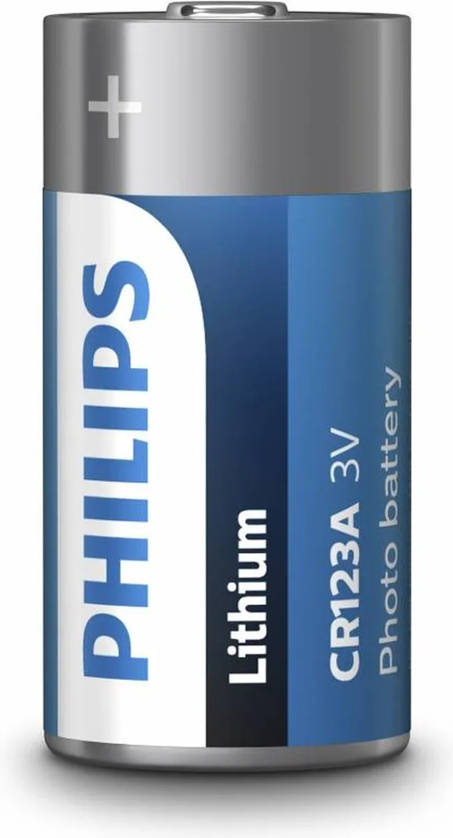 Philips CR123A Lithium Batterij 1500mAh