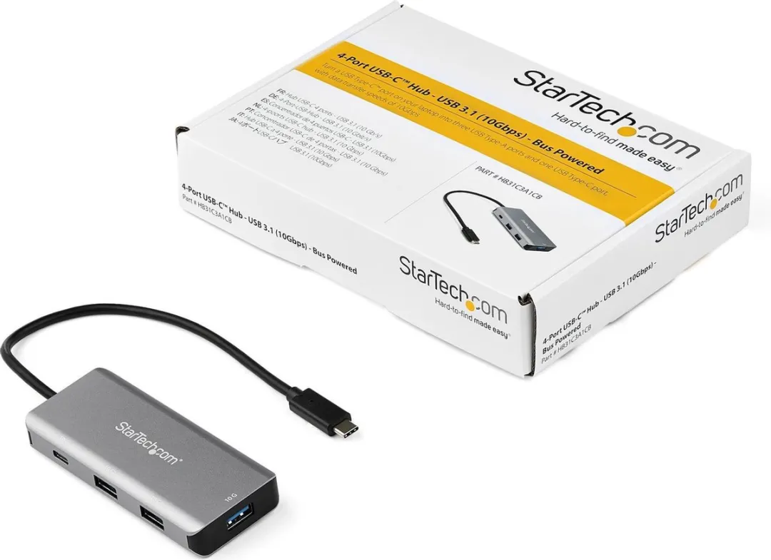 Startech HB31C3A1CB USB Hub - 3 Poorten - Zwart/Grijs