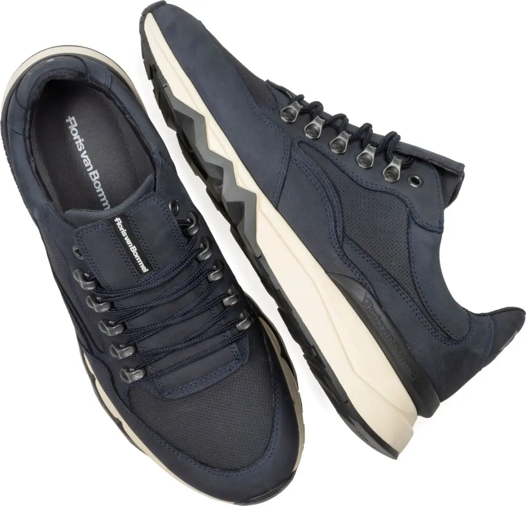 Floris van Bommel De Zager Sneakers - Blauw - afbeelding 3 van 5