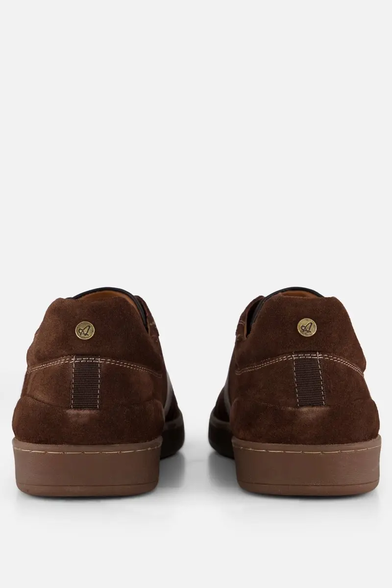 Australian Kylian Heren Sneakers - Bruin Leer - Maat 45 - afbeelding 6 van 6