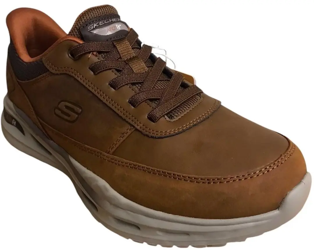 Skechers Arch Fit Orvan Moxley Instappers - Cognac - afbeelding 4 van 6