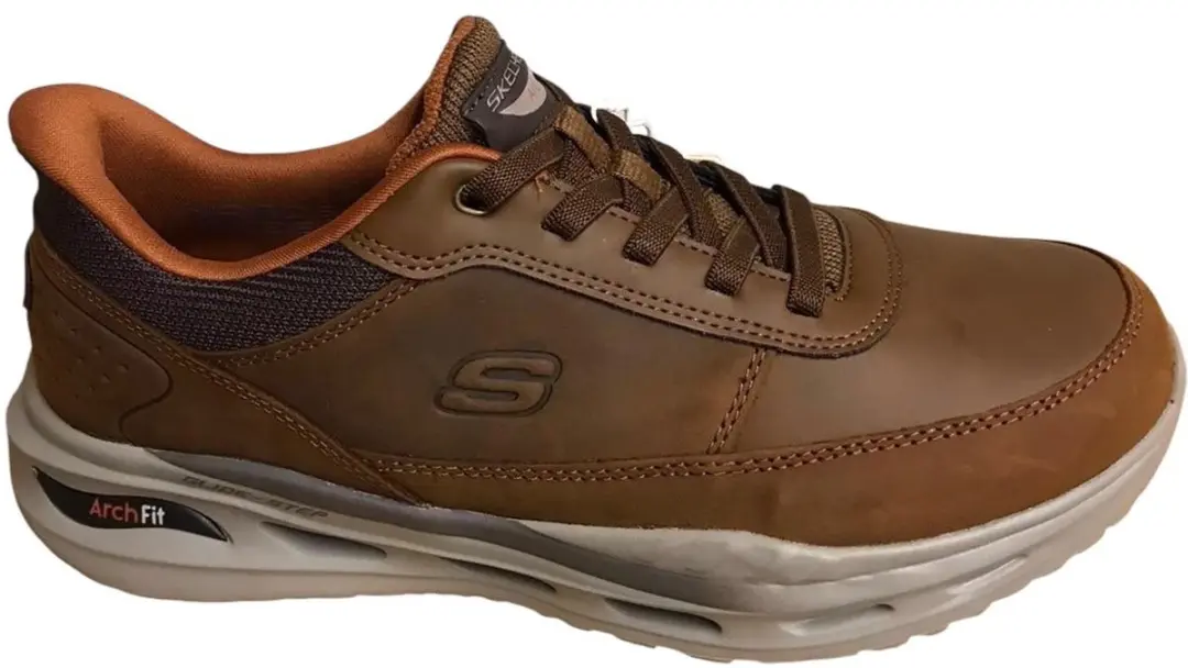 Skechers Arch Fit Orvan Moxley Instappers - Cognac - afbeelding 6 van 6