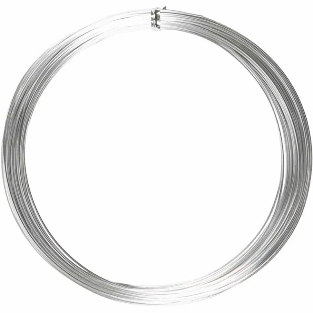 Creativ Company Alu Draad 1mm Zilver 16m