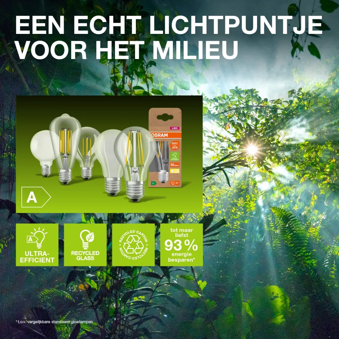 Osram LED Classic Edison E27 3,8W - Warm wit