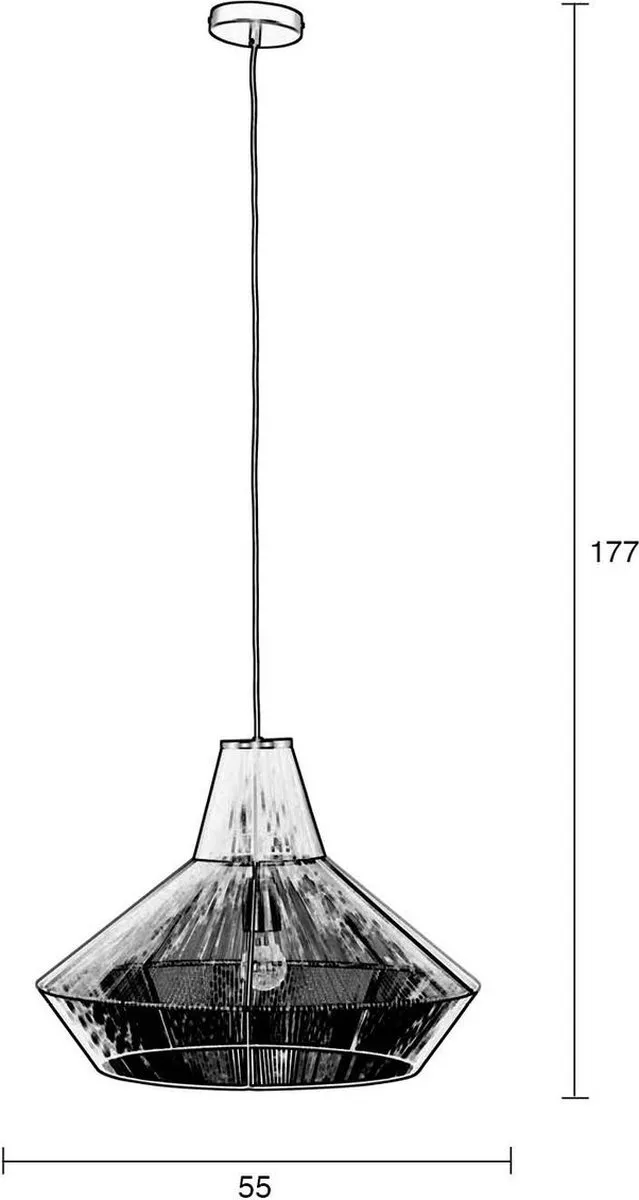 Zuiver Fairy Hanglamp - 4W - Blauw/Wit - afbeelding 6 van 6