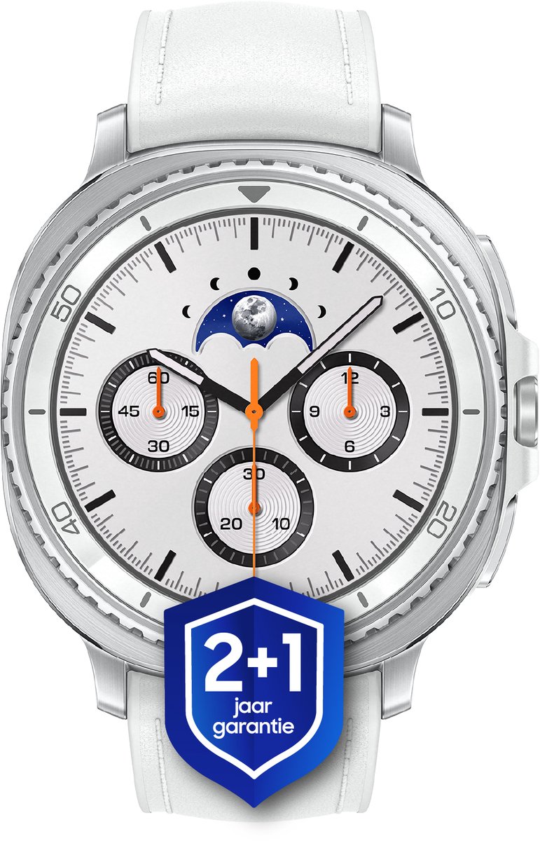Samsung Galaxy Watch8 Classic - smartwatch - 46mm - LTE - White + 1 jaar extra garantie