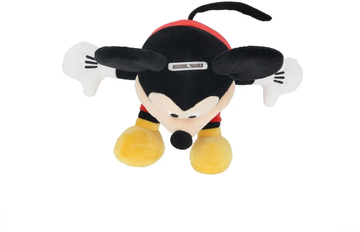 Disney Mickey Mouse Knuffel Spaarpot - 18cm - Multicolor