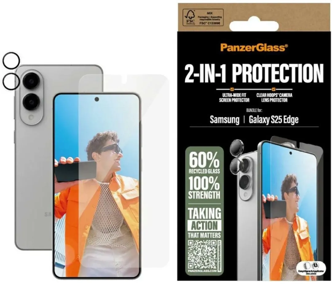 PanzerGlass Hoops+UWF 2-in-1 Glaslens - Universeel