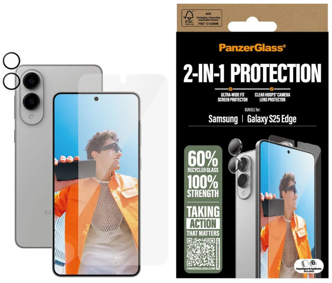 PanzerGlass Hoops+UWF 2-in-1 Glaslens - Universeel
