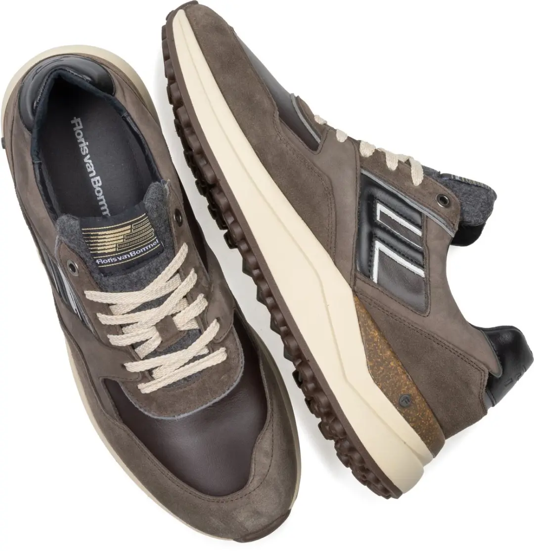 Floris van Bommel De Tikker SFM-10236 Sneakers - Bruin - afbeelding 3 van 6