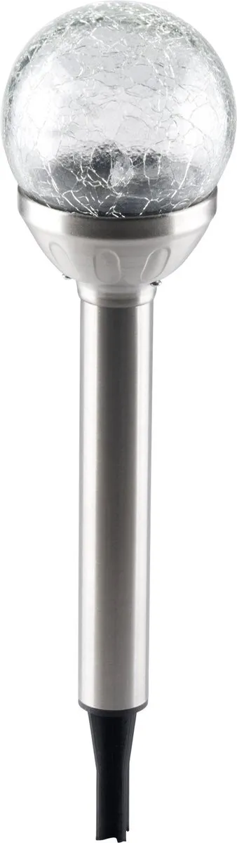 Grundig Solar Tuinlamp 2x - 25cm - Zilver