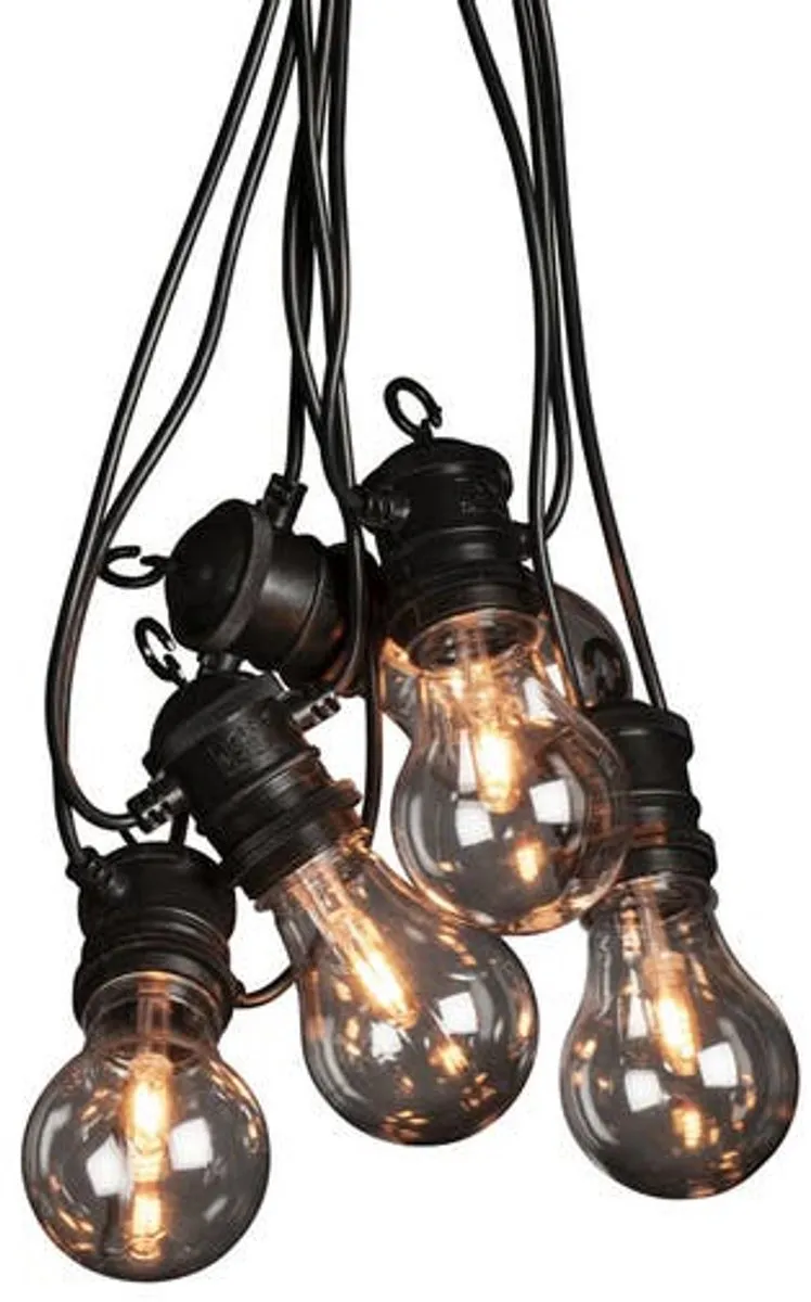 Konstsmide Lichtsnoer Partylight 10 lampjes 4144-800 - Zwart